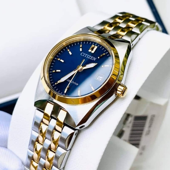 ***SOLD*** Citizen Corso Eco-Drive Blue Dial Two-tone Ladies Watch EW2294-53L - Picture 6 of 11